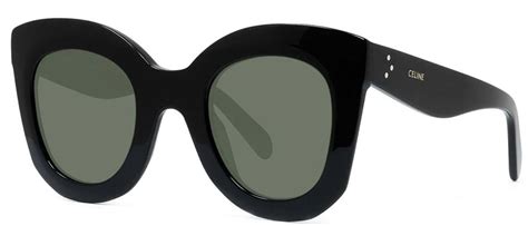 celine cl4005in 01n|Celine Bold 3 Dots Green Butterfly Men's Sunglasses CL4005IN .